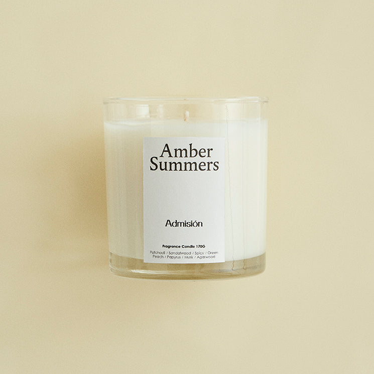 Fragrance Candle Amber Summers