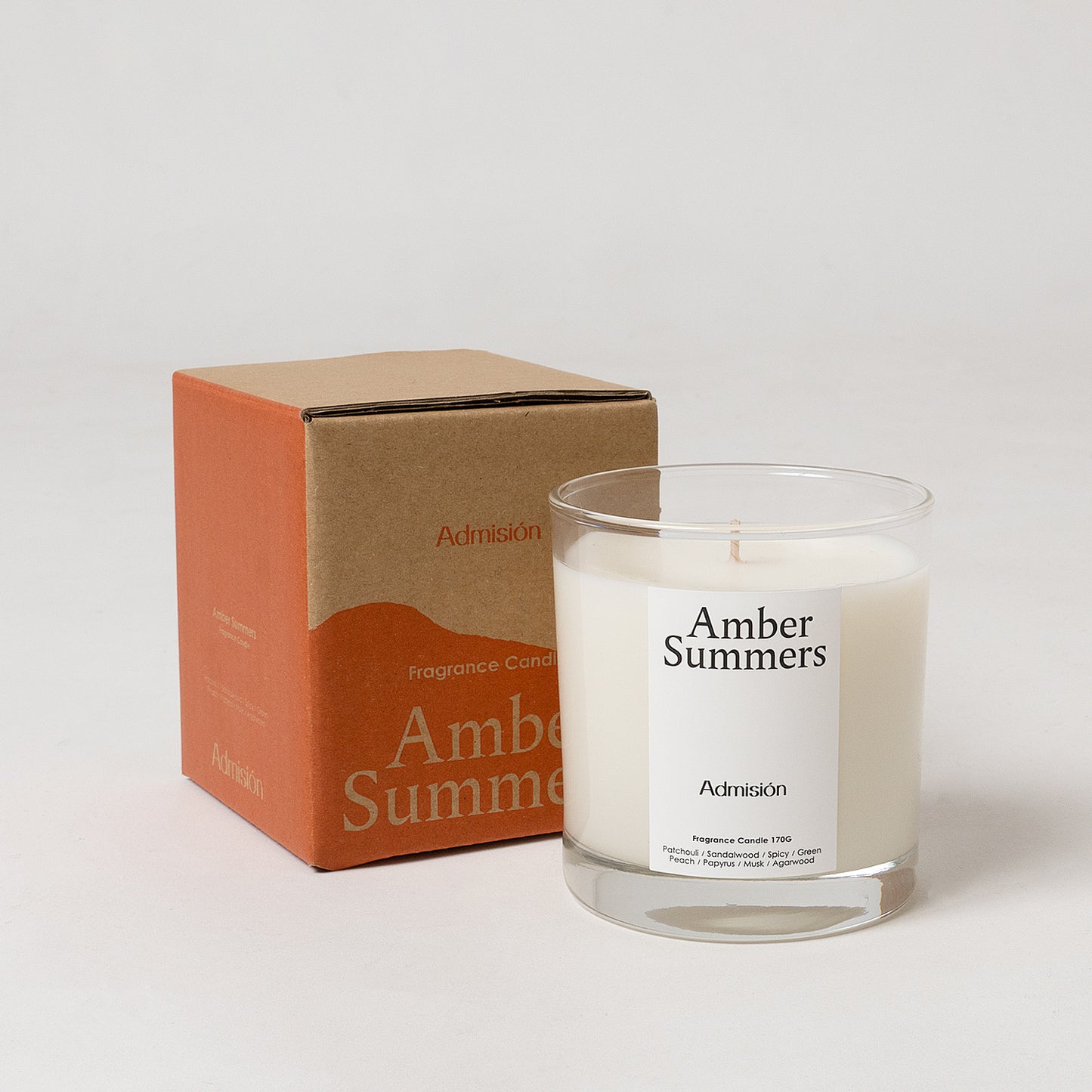 Fragrance Candle Amber Summers