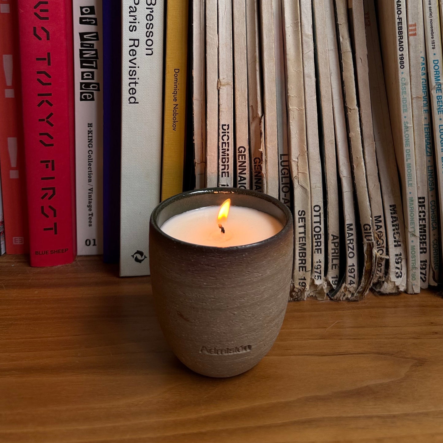 Handcrafted Vessel Candle  Ámbar Tarde